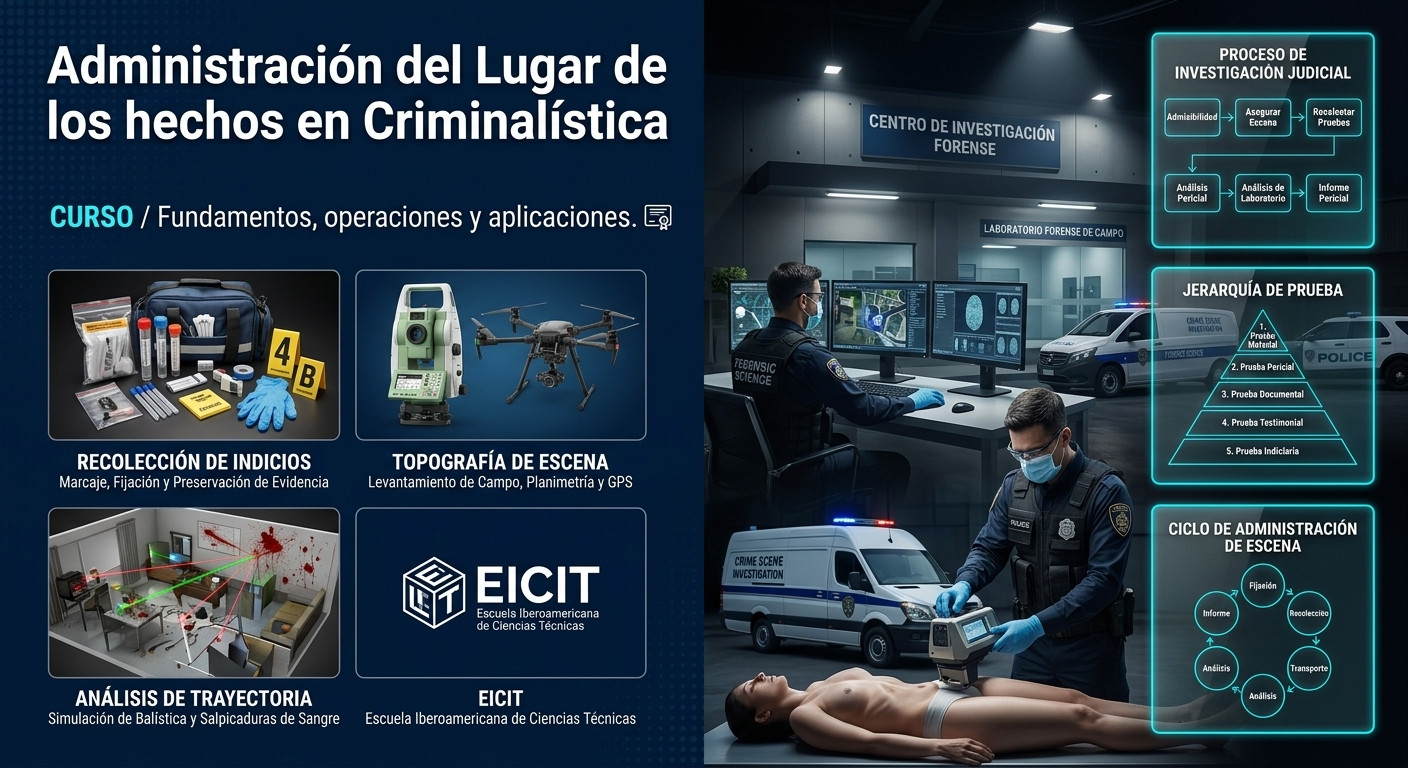 Administración del Lugar de los hechos en Criminalística